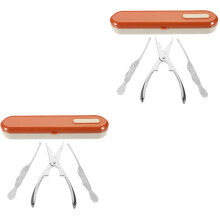 2Ensembles Outils En Acier Inoxydable Pour