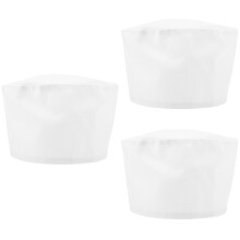 3Pièces Chapeaux De Chef Simples Blancs Pour Et Hommes