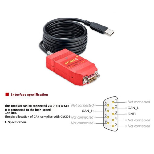 Domestic Analyzer PCAN-USB for German  Model IPEH-002022/002021 PCAN C  Bus Analyzer 2