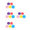 200Pcs Bright Assorted Paper Plates Cake Dessert Wedding Party Use 1