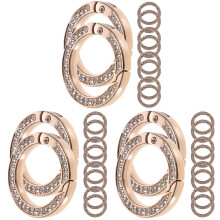 30Pcs Durable Metal Buckles for Purse Accessories Lightweight Alloy