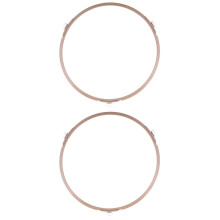 2Pcs Practical Plastic Microwave Turntable Tray Roller Ring Pink Part
