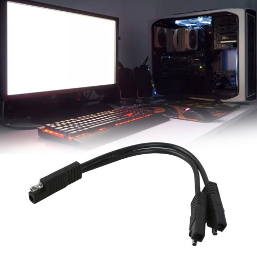 Καλώδιο προσαρμογέων διαχωριστών SAE Y18AWG, προσαρμογείς SAE1 σε 2/3/4, διαχωριστές SAE Y, 1