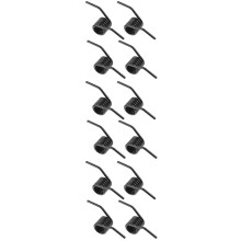 12Pcs Floor Hydraulic Jack Return Spring Black Steel 3 Ton Accessory