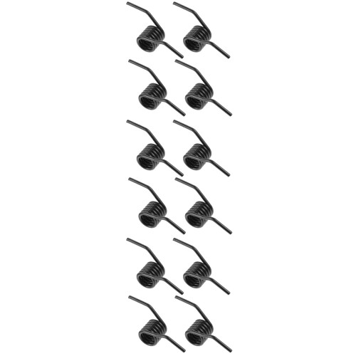12Pcs Floor Hydraulic Jack Return Spring Black Steel 3 Ton Accessory