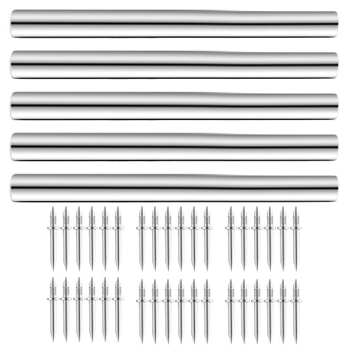 2Sets Durable Zinc Steel Double-Head Nails for Decorative Installation 2