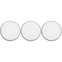 3St Drum Skin Set Wit Duurzaam Polyester Voor Jazz Drums En Percussie