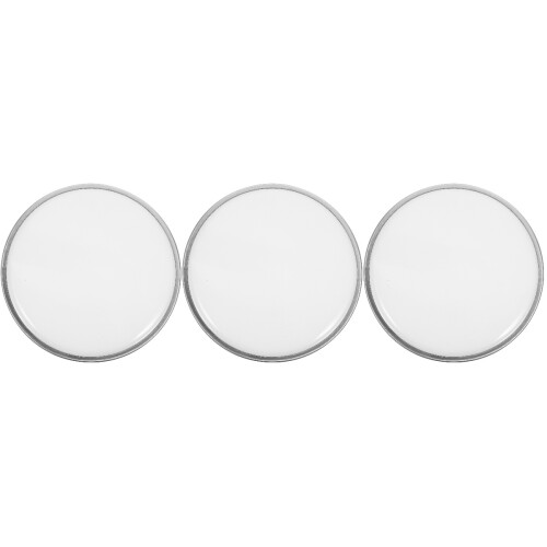 3St Drum Skin Set Wit Duurzaam Polyester Voor Jazz Drums En Percussie