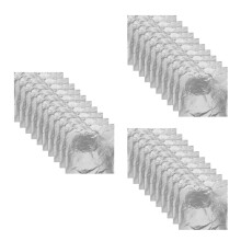 300Pièces Papier Aluminium Argent Pour Petits Bonbons Chocolat Fêtes