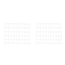 1000St Plastic Crescent Nagelplaten Voor Franse Nail Art