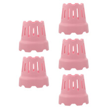5Pièces Égouttoir Silicone Multifonction Rose Pour Tasses Verres
