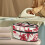 Steam Iron Storage Case Red Palm Tree Print Portable 2