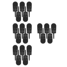 20Pcs Simple Convenient Black Plastic Golf Divot Tool for Sports Use