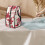 Steam Iron Storage Case Red Palm Tree Print Portable 3