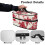 Steam Iron Storage Case Red Palm Tree Print Portable 5