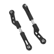 2 Stück RC Hinten Oberlenker für 1/8 Maßstab RC Auto, Schwarz, Robuste Materialien