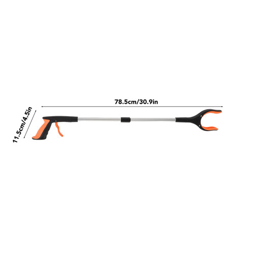 Rotational Grabber Reacher in Orange