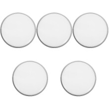 5St Witte Jazz Drum Huid Polyester Film Drumvervangingsvel Voor Thuis