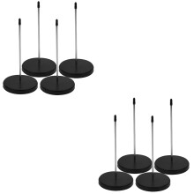 8St Zwarte Metaal Spindle Rod Bonhouder Voor Memo's En Tickets