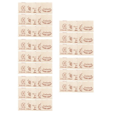 500Pcs Handmade Labels Multi Color Sewing Tags for DIY Clothing Crafts