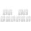 10Pcs White Hollow Drawing Stencils Tree Pattern for Creative Painting 1
