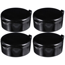 4Pcs Durable Black Calligraphy Ink Dish Compact Ink Plate for Writing