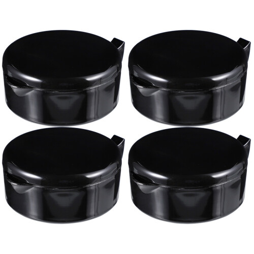4Pcs Durable Black Calligraphy Ink Dish Compact Ink Plate for Writing