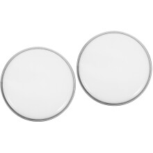 2St Drum Head Cover Wit Polyester Fijn Voor Jazz Drum Reparatie