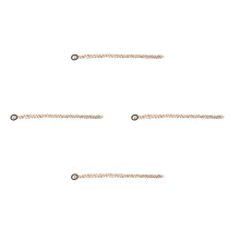 4Pcs Western Bohemian Beaded Rope Belts Multi Color Adjustable Fit