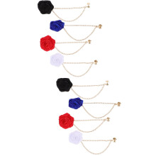 8St Bruiloft Corsage Set Met Simulatie Rozen En Ketting