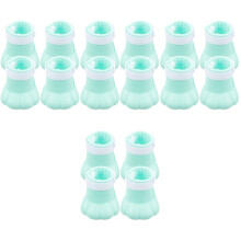 16St Silicone Kattenbeschermers Anti-Kras Wasbare Poothoezen