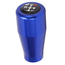 5-Speed Aluminum Gear Knob, M8/M10/M12, Blue