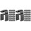80Pièces Supports Câble Microphones Clips Plastiques Robustesse Noir 4