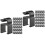 80Pièces Supports Câble Microphones Clips Plastiques Robustesse Noir 5