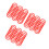 180Pcs Red Plastic Carnival Rings for Ring Toss Game Fun Target Toy 4