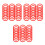 180Pcs Red Plastic Carnival Rings for Ring Toss Game Fun Target Toy 5