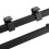 80Pièces Supports Câble Microphones Clips Plastiques Robustesse Noir 10
