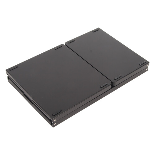 Ultra Slim Design Foldable Bluetooth Keyboard Lightweight Portable Wireless Folding Keypad Multi System Compatible Touchpad Rechargeable Battery Wide 2
