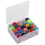 Good Quality Prewound Bobbins Thread Set in Clear Plastic Storage Box, Assorted Colors Smooth Polyester Threads Compatible with Fit Most Sewing 8