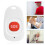 Emergency Button Wireless Call Button System Personal Alert Panic Button Wireless Pager System Portable Vibration Receiver SOS Alert System Nurse 5
