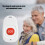 Emergency Button Wireless Call Button System Personal Alert Panic Button Wireless Pager System Portable Vibration Receiver SOS Alert System Nurse 6