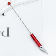 15 Pack Metal Beadable Nicking Tool Blank Bar,Bead Carving Knife for DIY Crafts Making 12 Assorted Colors