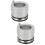 2Pièces Outil Graisseur Roulement Roue Auto Métal Argent Durable 8