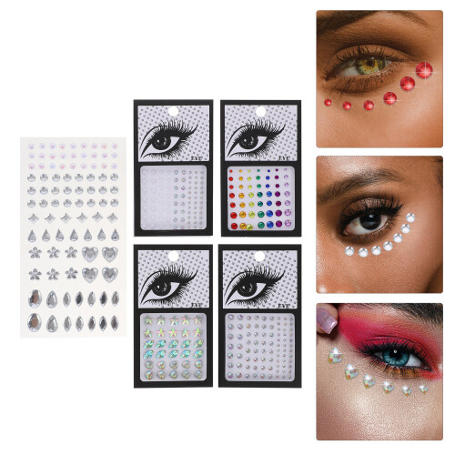 25 Sheets Jewels Rhinestones For Eye Makeup 1