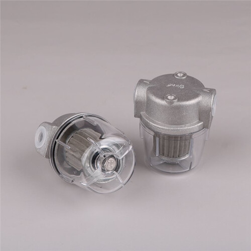 Transparent P.C. Cup Filter for Oil Burner, Boiler Compatible 1/4 1