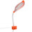 2Pièces Clip- Aquarium Orange Simple À Utiliser 2