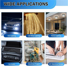 20 Stuks T-Tap Draadconnectoren, 3-Weg 1-Pins Snelkoppeling voor 22-20 AWG, Automotive en LED-Toepassingen