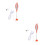 2Pièces Clip- Aquarium Orange Simple À Utiliser 6