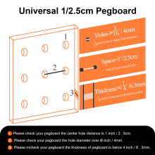 12 Pack Pegboard Containers, Pegboard Containers, Pegboard Cups with Hooks and Loops, Pegboard Garage Tool Rack, Desktop Storage for Garage Workbench,