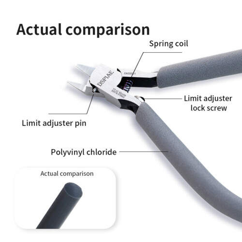 DSPIAE ST-C2 Ultra-Thin Single Blade Nipper for Gundam Model Assembly Making Precision Cutting Plier DIY Model Building